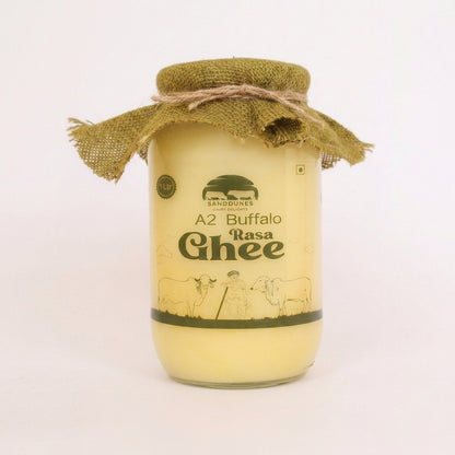 A2 Rasa Ghee Combo - Buffalo 1000ml  and Cow 1000ml  (COMBO PACK)